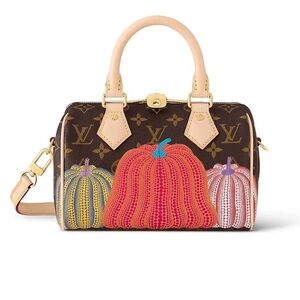 LV X YK Monogram Pumpkins Speedy Bandouliere 20. Giftable and never worn.